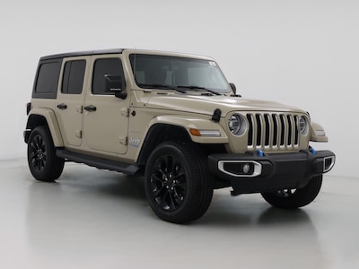 Tan 2022 Jeep Wrangler 4XE PHEV Unlimited Sahara