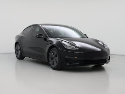 Black 2022 Tesla Model 3