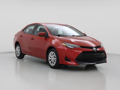 Red 2018 Toyota Corolla LE