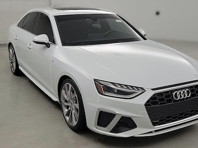 White 2021 Audi A4 S-Line Premium Plus