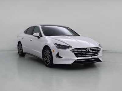 White 2023 Hyundai Sonata Hybrid Limited