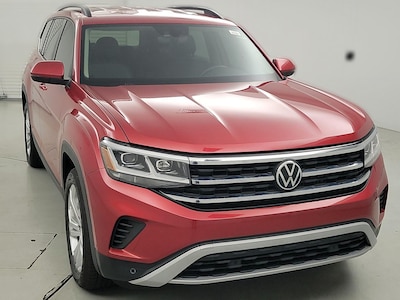 Red 2022 Volkswagen Atlas SE w/Tech