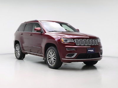 Red 2017 Jeep Grand Cherokee Summit