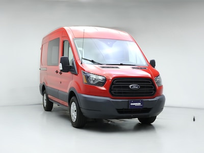 Red 2017 Ford Transit 250