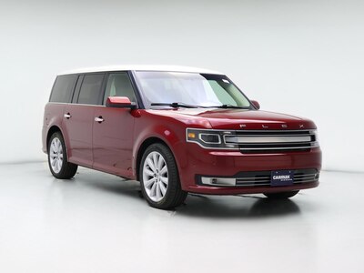 Red 2014 Ford Flex Limited