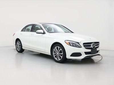 White 2016 Mercedes-Benz C300