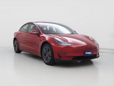 Red 2023 Tesla Model 3