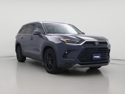Blue 2024 Toyota Grand Highlander Platinum