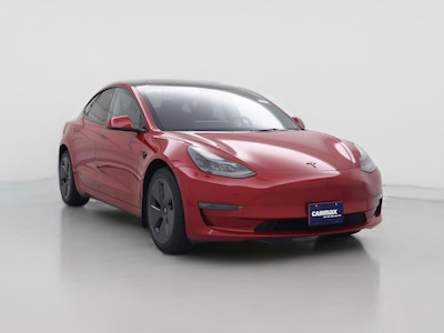 Red 2023 Tesla Model 3 Long Range