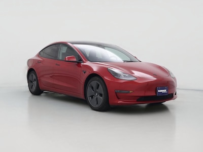 Red 2023 Tesla Model 3