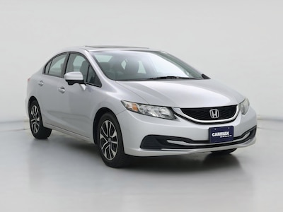 Silver 2015 Honda Civic EX
