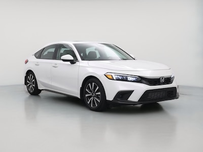 White 2022 Honda Civic EX-L