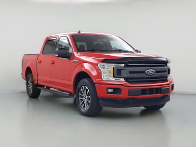 Red 2019 Ford F150 XLT