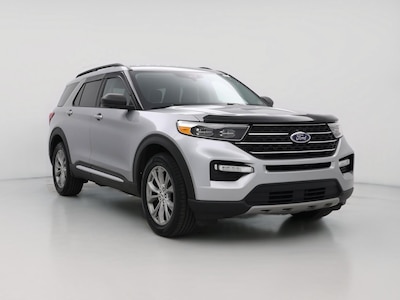 Silver 2021 Ford Explorer XLT