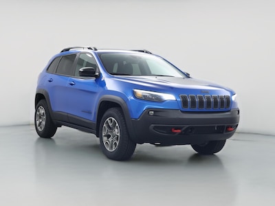 Blue 2022 Jeep Cherokee Trailhawk