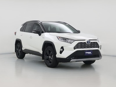 White 2021 Toyota RAV4 Hybrid XSE