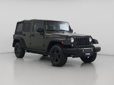 Green 2016 Jeep Wrangler Unlimited Black Bear