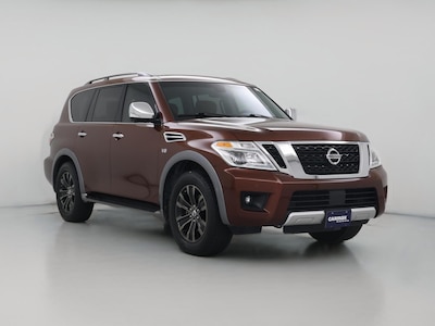 Orange 2017 Nissan Armada Platinum