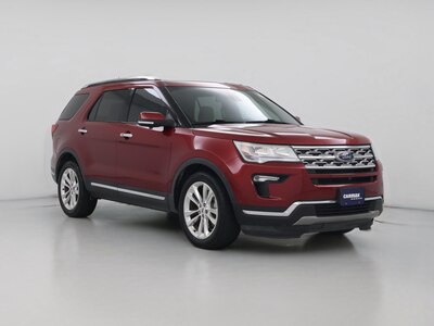 Red 2018 Ford Explorer Limited
