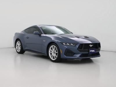 Blue 2024 Ford Mustang GT Premium