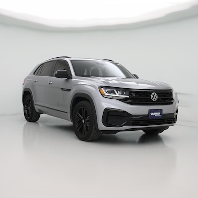 Gray 2023 Volkswagen Atlas Cross Sport SEL R-Line Black