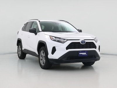 White 2023 Toyota RAV4 Hybrid LE