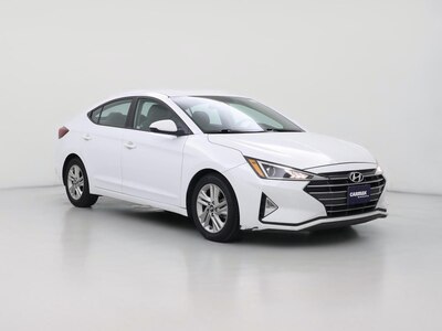 White 2019 Hyundai Elantra SEL
