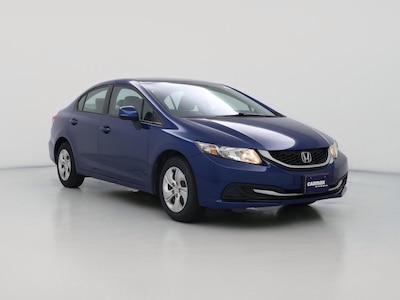 Blue 2013 Honda Civic LX