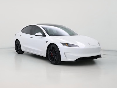 White 2025 Tesla Model 3 Performance