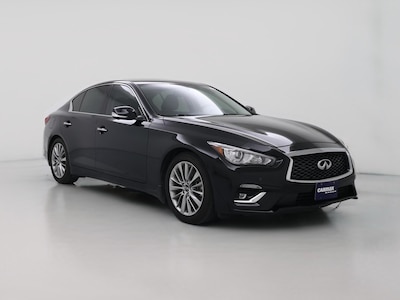 Black 2022 Infiniti Q50 Luxe