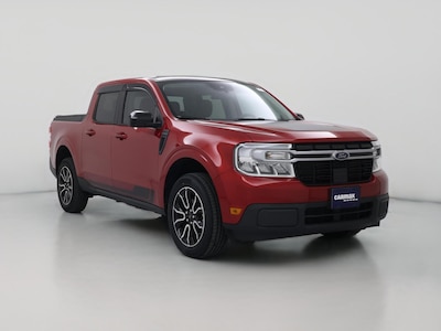 Red 2022 Ford Maverick Lariat