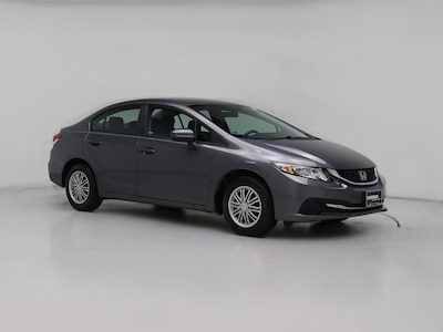 Gray 2014 Honda Civic LX