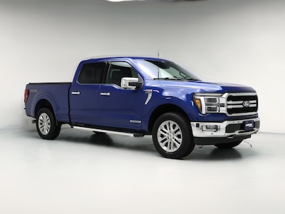 Blue 2024 Ford F150 Lariat