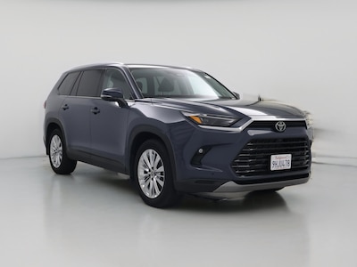 Blue 2024 Toyota Grand Highlander Platinum