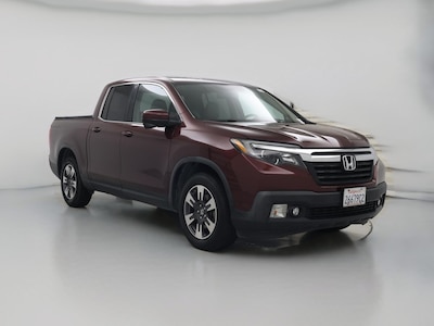 Red 2017 Honda Ridgeline RTL-T
