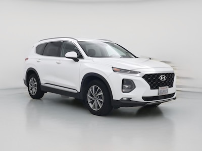 White 2019 Hyundai Santa Fe SEL Plus