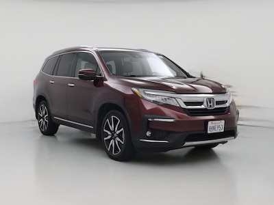 Red 2019 Honda Pilot Elite