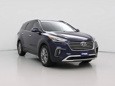Blue 2017 Hyundai Santa Fe Limited