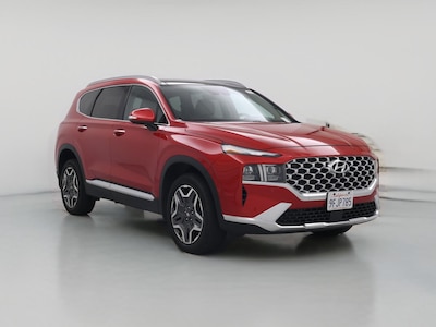 Red 2023 Hyundai Santa Fe Hybrid Limited