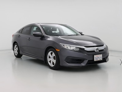Gray 2016 Honda Civic LX