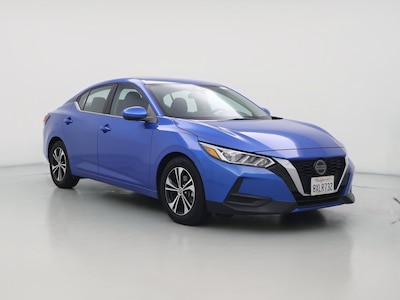 Blue 2021 Nissan Sentra SV
