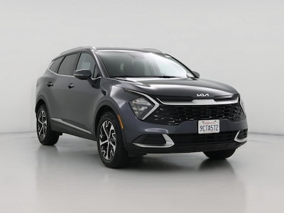 Gray 2023 Kia Sportage Hybrid EX
