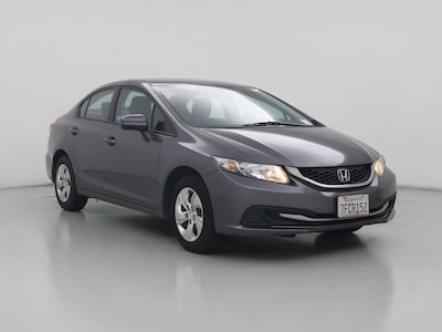 Gray 2014 Honda Civic LX