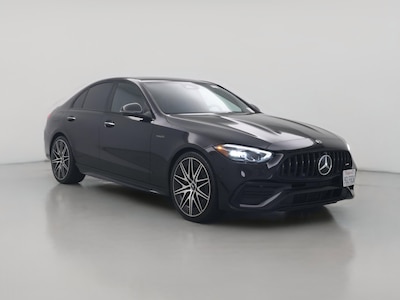 Gray 2023 Mercedes-Benz C43 AMG