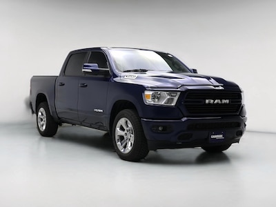 Blue 2021 Ram 1500 Bighorn