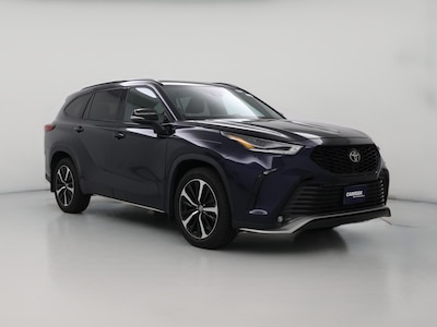 Blue 2022 Toyota Highlander XSE