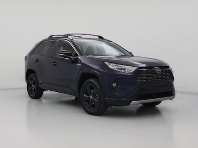 Blue 2020 Toyota RAV4 Hybrid XSE