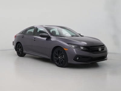 Gray 2019 Honda Civic Sport