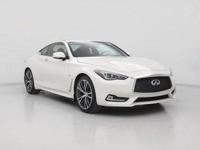 White 2018 Infiniti Q60 Luxe