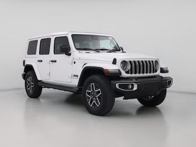 White 2025 Jeep Wrangler Sahara
